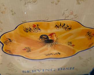 antique serving dishes