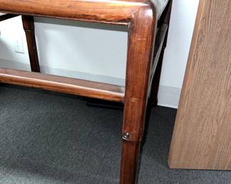 antique table, carving details.
