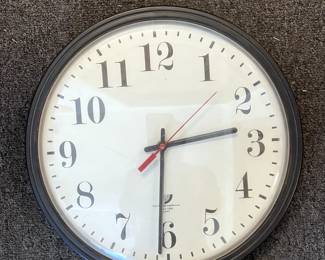 wall clock, 16' diameter. $5