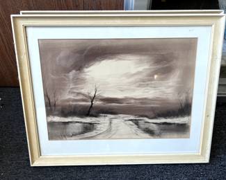 signed wall arts, listed artist.
