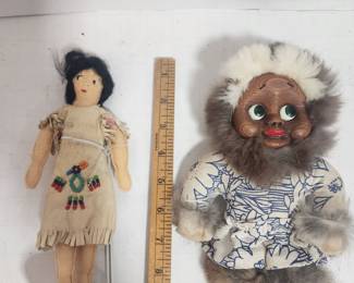 INUIT ANDNATIVE AMERICAN DOLLS