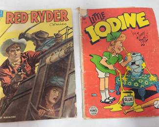 COMIC BOOKS RED RYDER AND IODINE