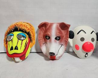 VINTAG HALLOWEEN MASKS
