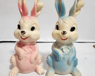 RUBBER SQUEAKY BUNNIES