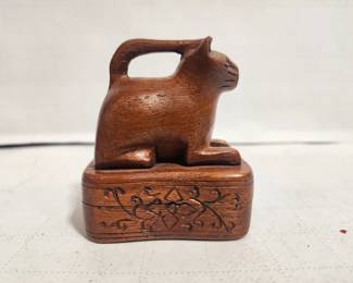 WOOD CAT BOX