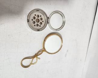 LIMOGE MIRROR AND COMPACT
