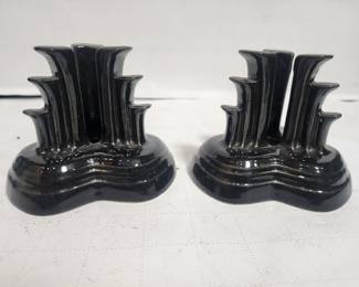 VINTAGE FIESTA WARE CANDLE STICKS