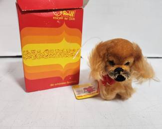 STEIFF DOG IN BOX