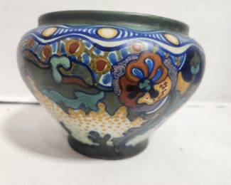 BRIGHT AND GORGEOUS HAND PAINTED HOLLAND DISH