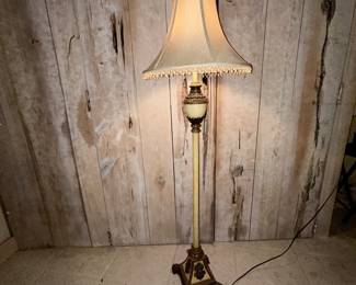 Marble base lamp