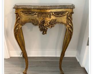 Antique console accent table