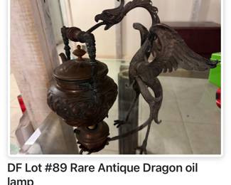 Antique dragon oil