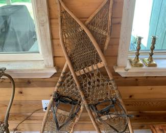 Pair of vintage Adirondack snow shoes…hot item!