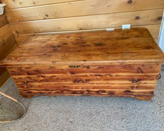 Vintage cedar chest