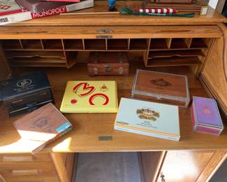 Vintage cigar boxes