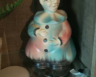 Vintage Clown Cookie Jar