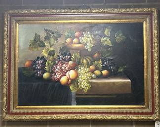 Beautiful painting in elegant frame