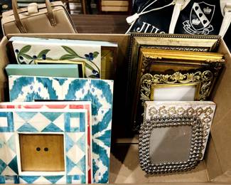 Assorted decorative frames