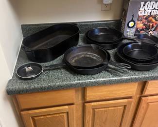 Great selection of cast iron