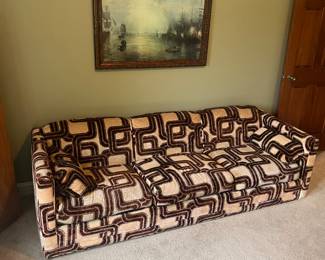 Check out this vintage sofa