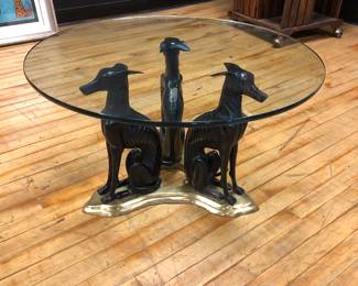 Whippets table attributed to Maitland Smith