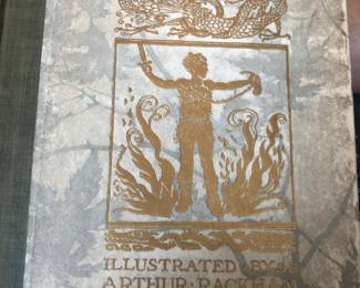 Sigfried & the twilight of the gods, illustrated by Arthur Rackham and with the book plate of Charles Schweinfurth