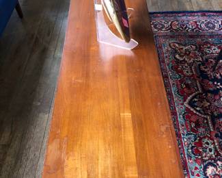 1 of 2 Paul McCobb for Winchendon American Mid-Century 'Planner' Wood and Iron Coffee Table / Bench