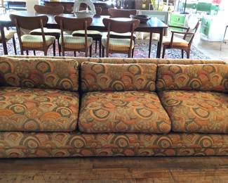 Thayer Coggin well worn Mod sofa