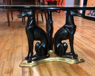 Whippets table attributed to Maitland Smith
