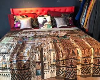 Large wool Egyptian textile