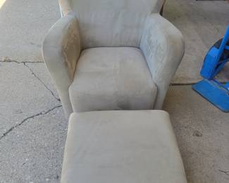 Nice chair with ottoman