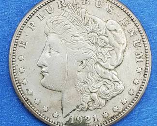 1921 Morgan Silver Dollar