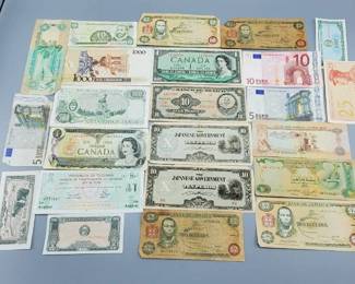 Lot of Foreign Currency See Photos