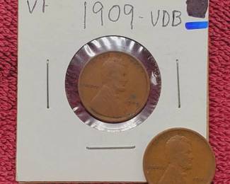 1909 & 1909-VDB Lincoln Cent Higher Grade