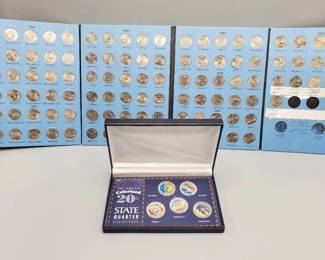 Full Set State Quarters & Colorized Quarters