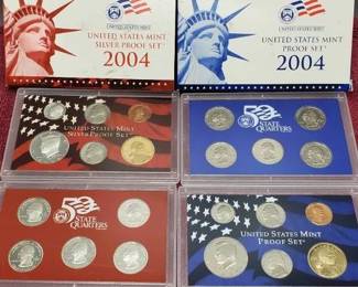 2004 90% Silver Proof Set & Clad Proof Set