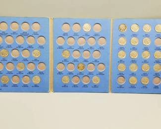 27 Buffalo Nickels in Folder Many Full dates & Better Grades
