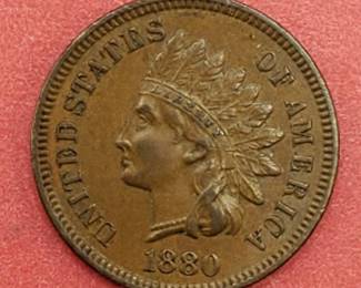 1880 Indianhead Cent Very High Grade Beautiful!