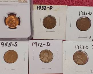 Lincoln Cent Lot See Photos