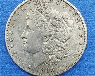 1886-O Morgan Silver Dollar Higher Grade