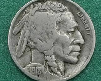 1918-D Buffalo Nickel Full Date