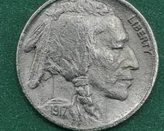 1917-D Buffalo Nickel Full Date