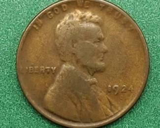 1924-D Lincoln Cent KEY Nice Color