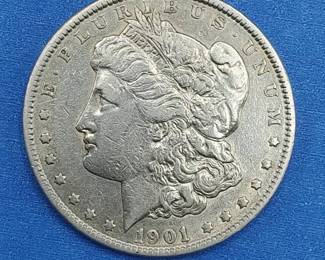 1901 Morgan Silver Dollar Higher Grade