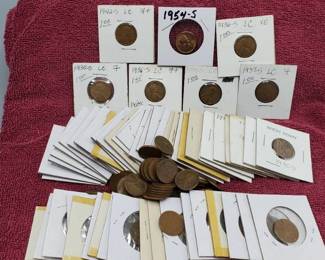 101 Lincoln Wheat Cents Some Better Dates See Photos