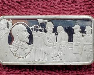 1000 Grain Sterling Silver Bar Just over 2 Oz.