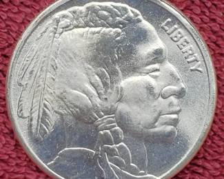 1 Troy Oz Silver Buffalo Round