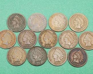 13 Indianhead Cents see List