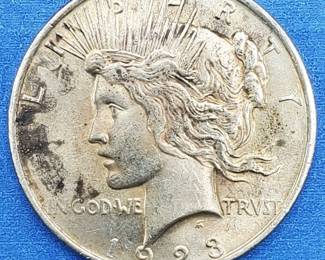 1923 Silver Peace Dollar