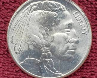 1 Troy Oz Silver Buffalo Round